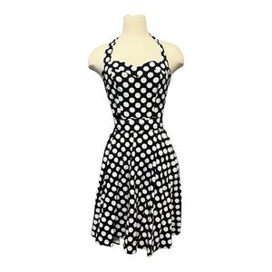 Polka Dot Halter Dress